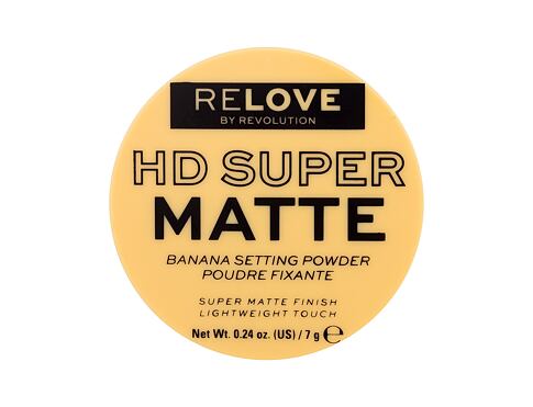 Pudr Revolution Relove HD Super Matte Banana Setting Powder 7 g