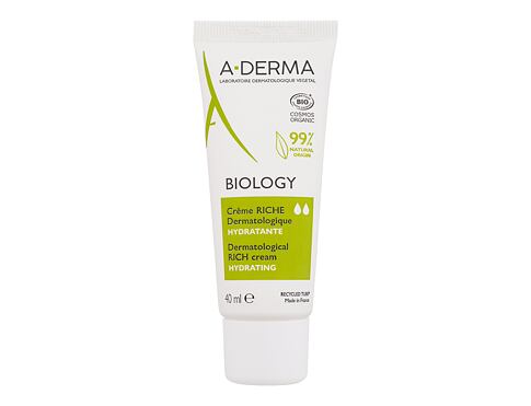 Denní pleťový krém A-Derma Biology Dermatological Rich Cream 40 ml