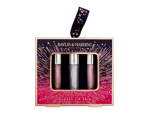 Lesk na rty Baylis & Harding Moonlight Fig Glossy Lip Trio 2,5 ml Kazeta