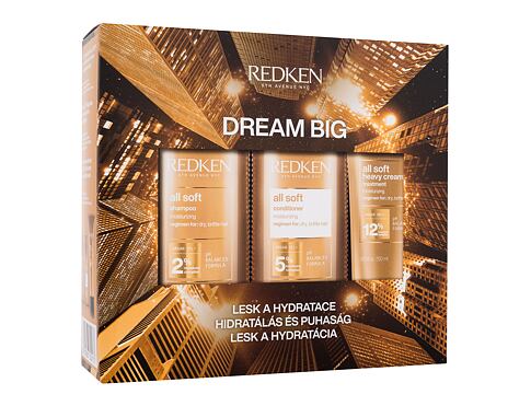 Šampon Redken All Soft Dream Big 300 ml poškozená krabička Kazeta