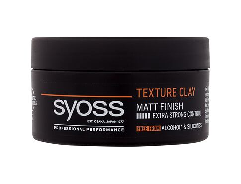 Pro definici a tvar vlasů Syoss Texture Clay Matt Finish 100 ml