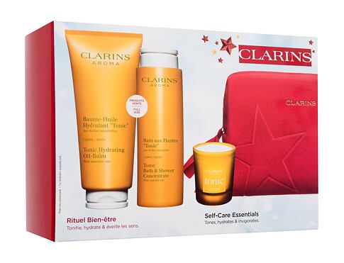 Tělový balzám Clarins Aroma Self-Care Essentials 200 ml Kazeta