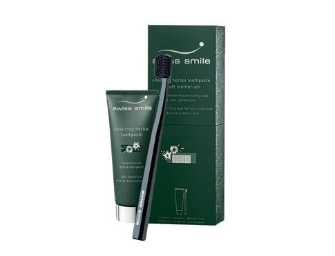 Zubní pasta swiss smile Vitalizing Herbal 75 ml Kazeta