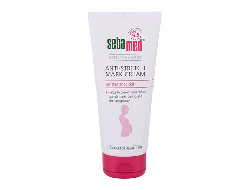 Proti celulitidě a striím SebaMed Sensitive Skin Anti-Stretch Mark 200 ml poškozená krabička